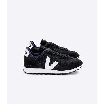 Veja RIO BRANCO FLANNEL Men's Running Shoes White/Black | NZ 168QMA